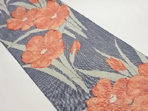 花模様織出し名古屋帯